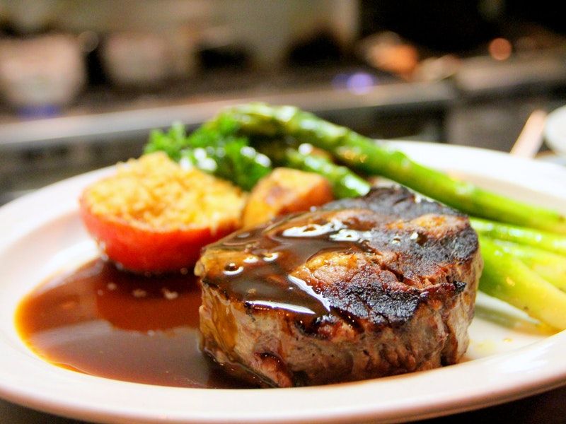 Healthy baguette with egg and vegetables